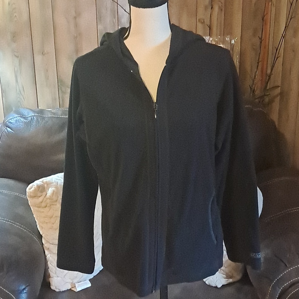 Colombia Sportswear Fleece Zip Up Hoodie Activewear Atheletic Athleisure Size L